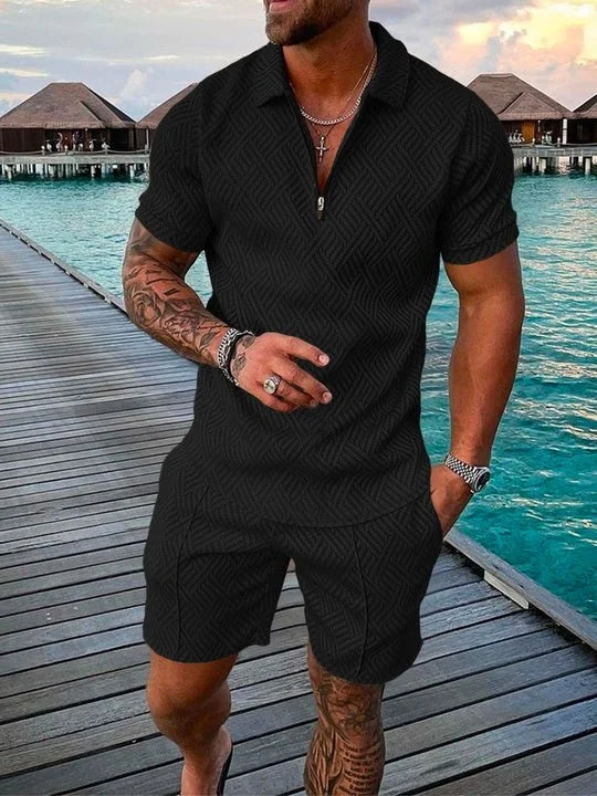 William I Polo + shorts set