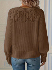 Nasia – Eleganter Langarmpullover