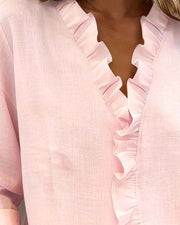 Lena | Stilvolle Bluse für Damen mit Volants