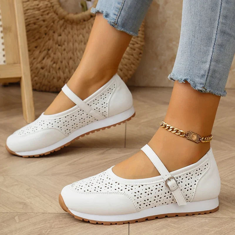 Jewell - Atmungsaktive Orthopädische Lederschuhe