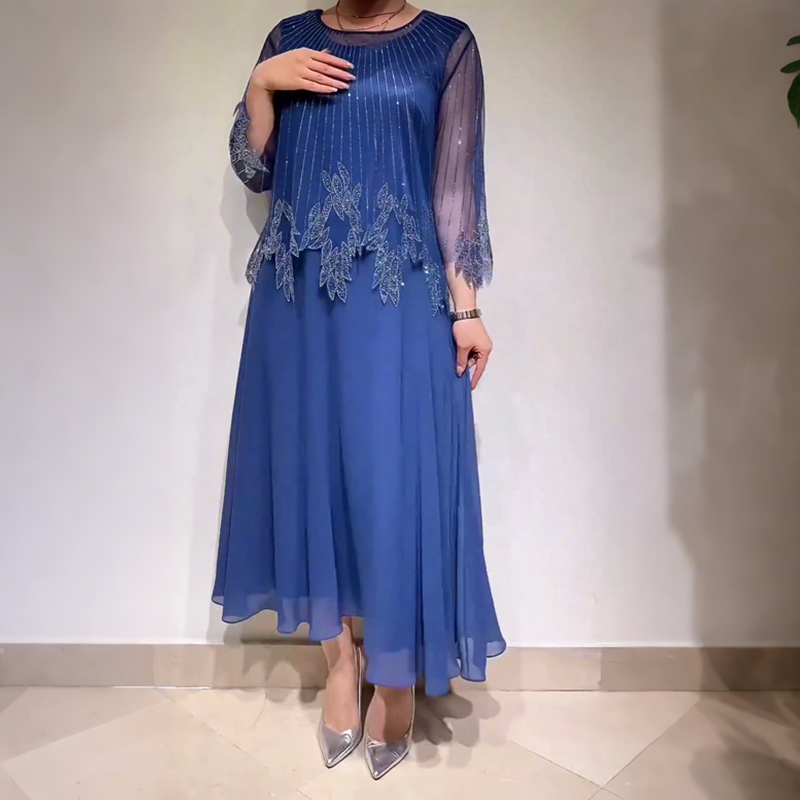 Eiriana – Elegantes Midi Kleid