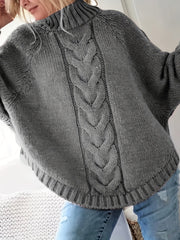 Zopfmuster-Pullover – Mühelose Wärme mit schicker Eleganz
