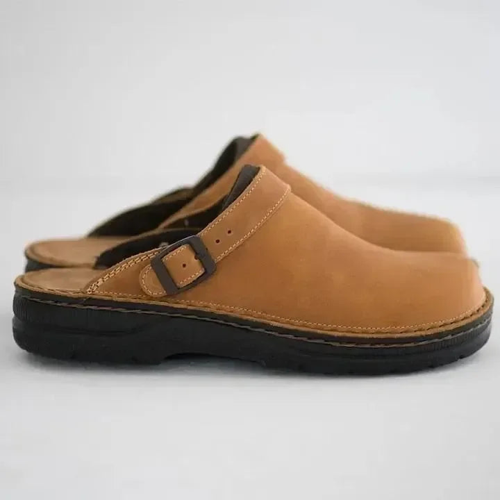 Luxus Orthopädische Unisex Lederpantoffeln für Höchsten Komfort