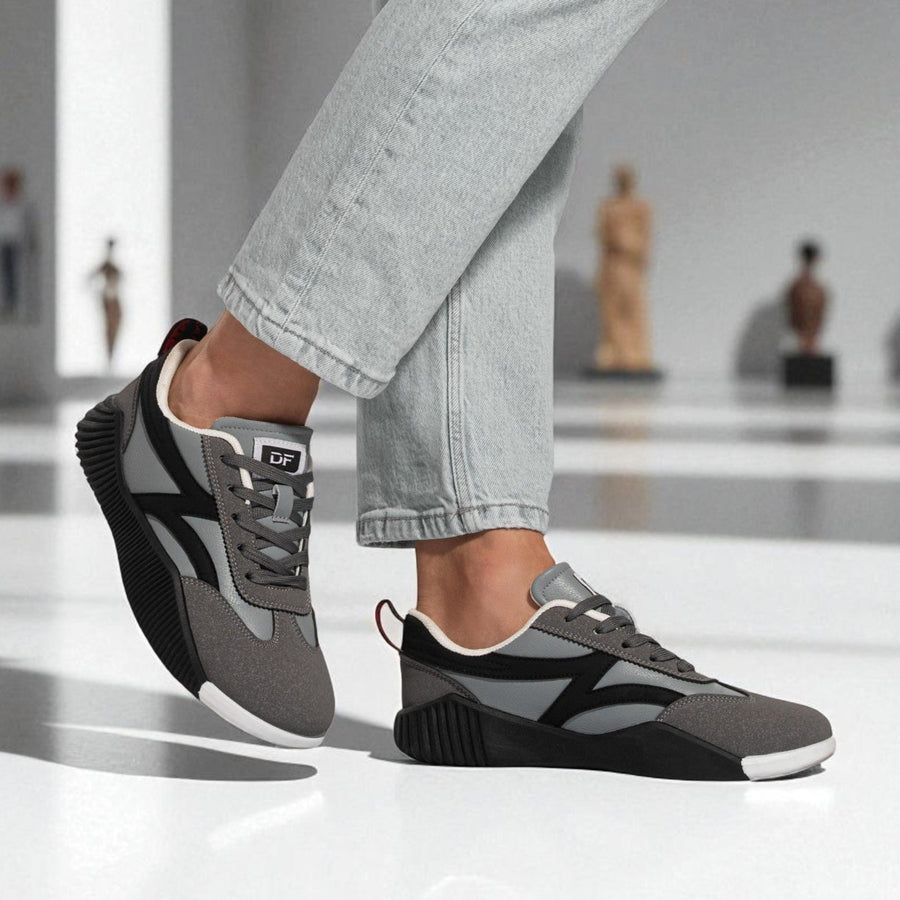 Orthopädische Schnür-Sneaker für Damen | Fußgewölbestütze
