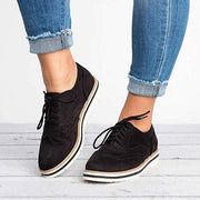Damen Schnüroxfords – Orthopädische Schuhe mit Plateausohle