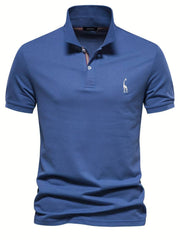 Noah | Slim Fit Klassisches Poloshirt mit sportlichem Kragen-Detail