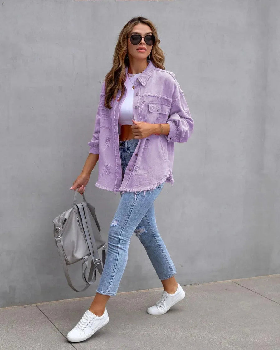 Heidi-Mode | Damenbluse aus Denim