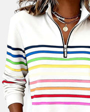 Trina-mae™ – Bequeme Striped Sweater