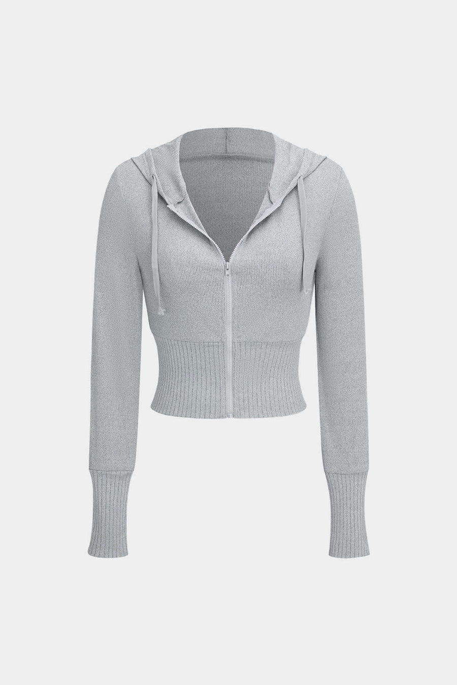 Selina | Kuscheliges Strick-Zweiteiler-Set mit Hoodie & Weitbein-Hose