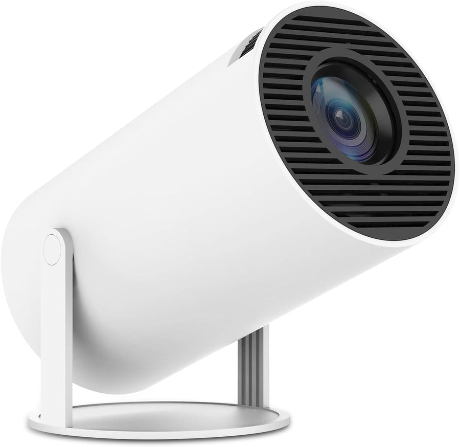 Avelena | Tragbarer 4K Smart Projektor mit Wifi & Bluetooth 180 Grad Projektionswinkel Autofokus