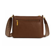 Nyra Elegante Schultertasche aus Leder | Braun