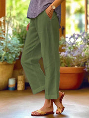 Heidi-Mode | Damen Sommer Leinenhose