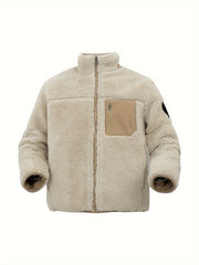 Heidi-Mode | Hoher Hals Winter Teddyjacke