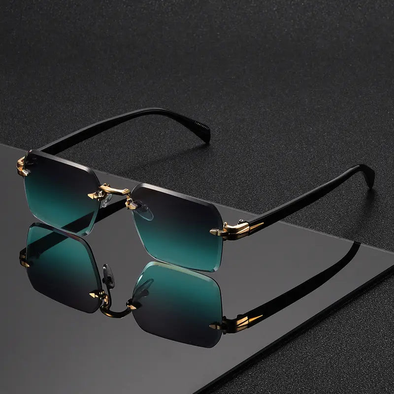 OptoSleek – Rahmenlose Quadratische Brille