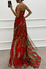 Fenna™ - Lebendige Elegante Drapierte Kleid