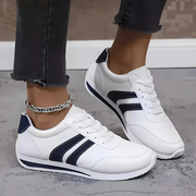 Lettie Handgefertigte Damen-Sneaker aus Leder | Blau