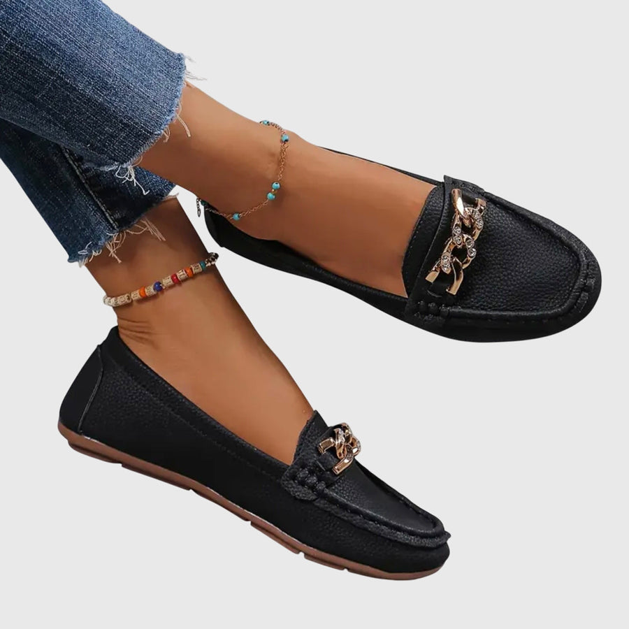 Orthopädische Slipper für Damen mit Kette