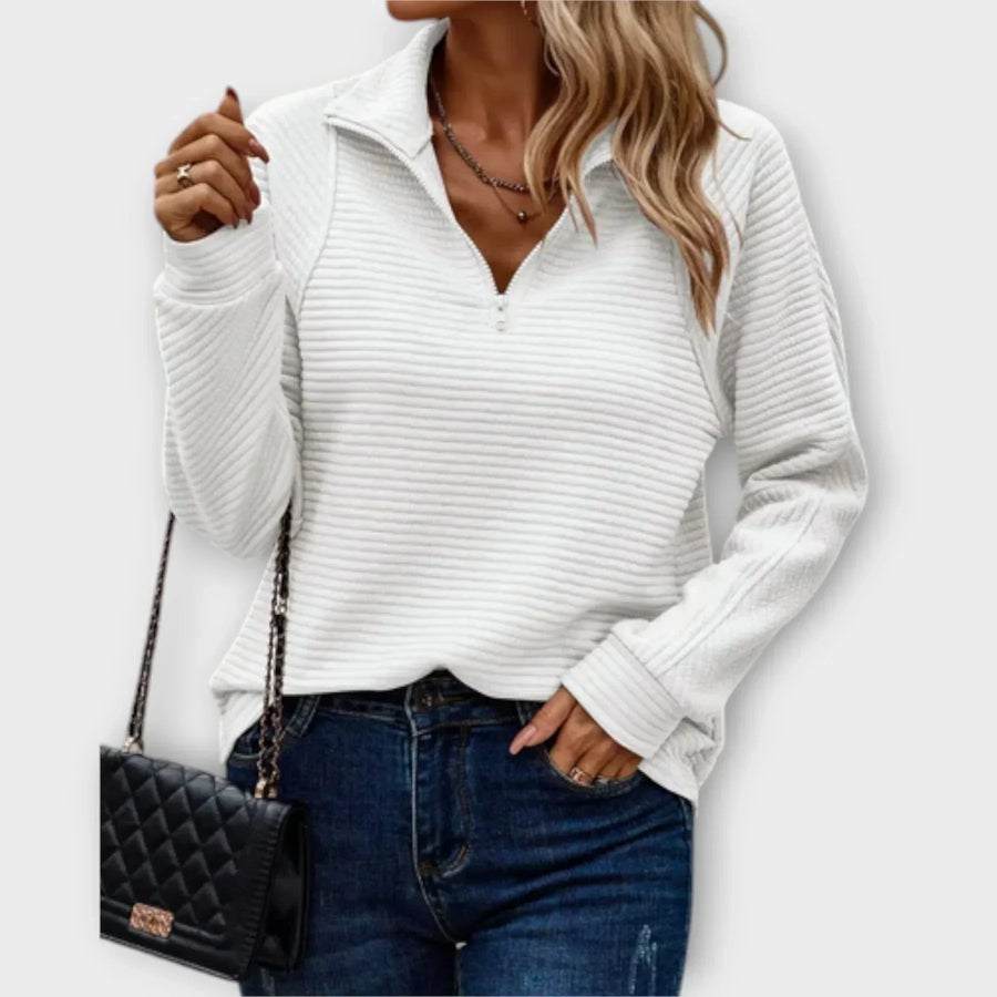 Gisela | Halb-Zip Pullover