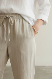 Hose reine Baumwolle einfarbig
