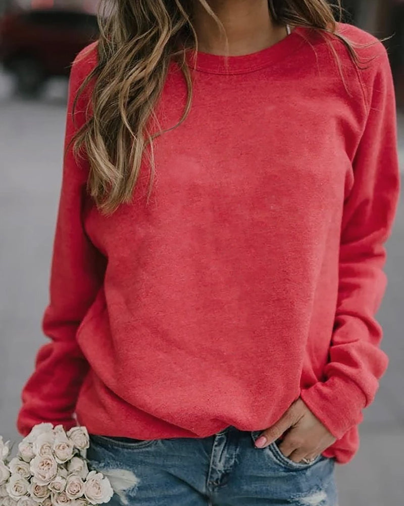 Eliza | Stilvolles, bequemes Sweatshirt mit Rundhalsausschnitt