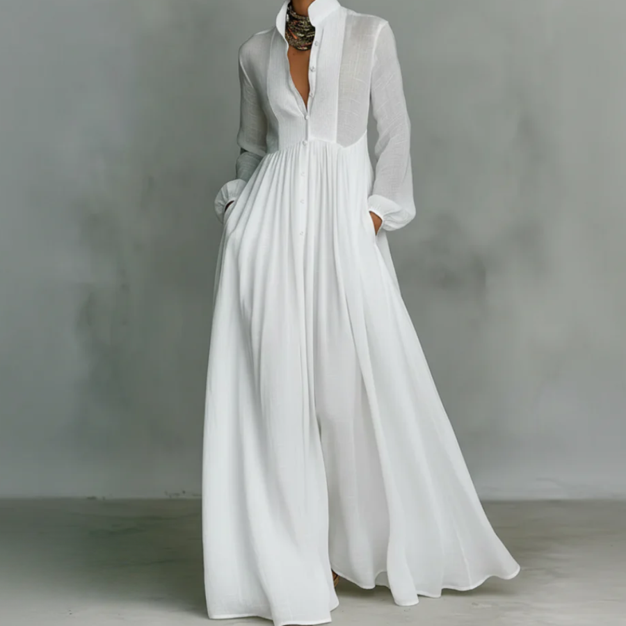 Gail™ - Minimalistisches Maxikleid