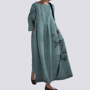Veronica - Lockeres Kleid mit Taschen für Damen