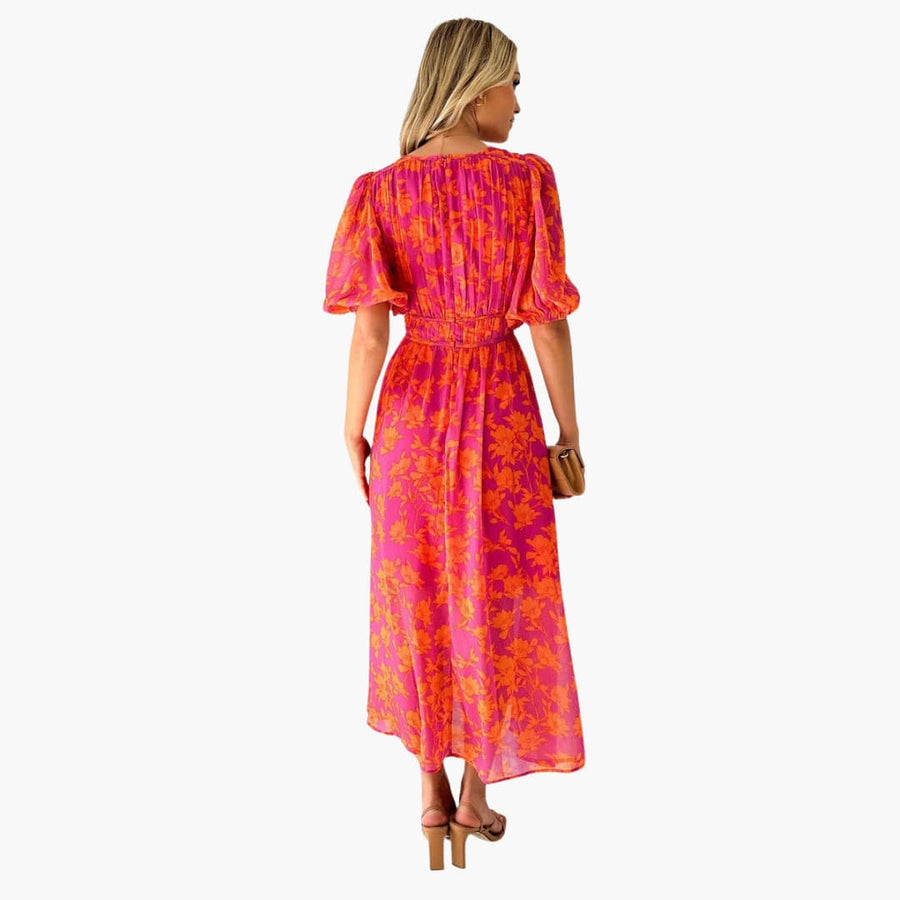 Blumenkleid - Für Damen mit Taschen & Entspannter Passform