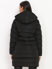 Damen Daunen Winterjacke Mit Kapuze | Reißverschluss