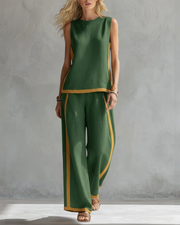 Alina | Elegantes Set mit weiter Hose