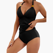Zweiteiliges Tankini-Set – für Damen mit verstellbaren Trägern