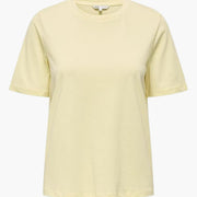 Damen T-Shirt mit Rundhalsausschnitt und kurzen Ärmeln