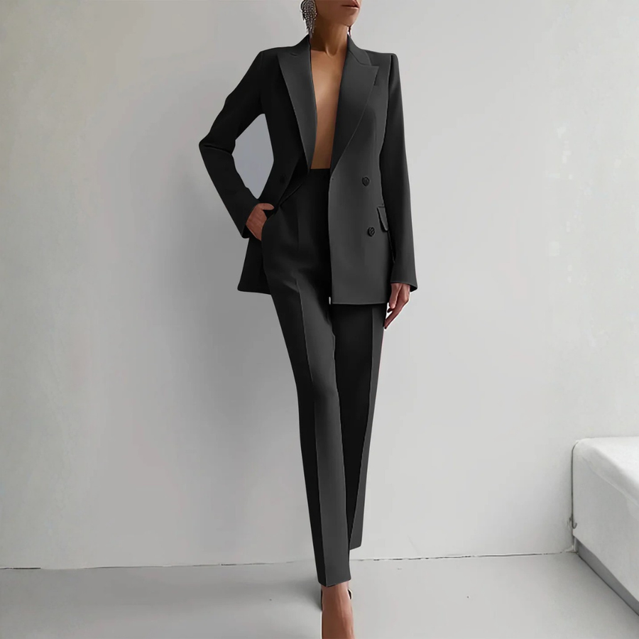 Elke | Damen Zweiteiler Blazer Hosen Set