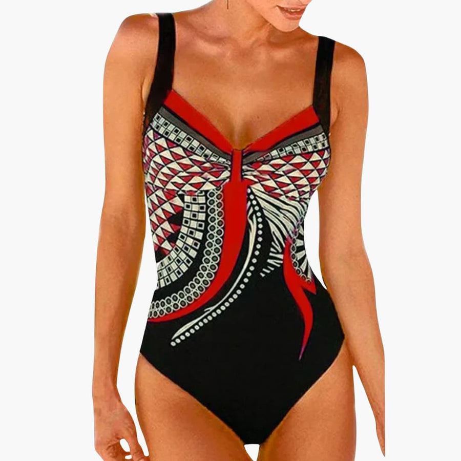 Eleganter Einteiler - Damen Badeanzug mit Stil für den Sommer