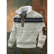 MILIANIA | FLEECE-PULLOVER MIT HOCHSCHLOSS