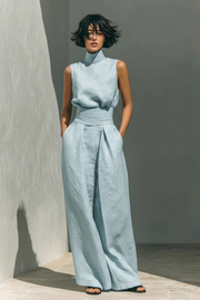 Livia | Elegantes Leinen Ensemble für den Sommer
