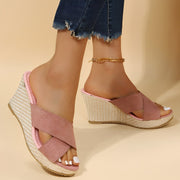 Julie - Stilvolle, bequeme Keilsandalen für Damen