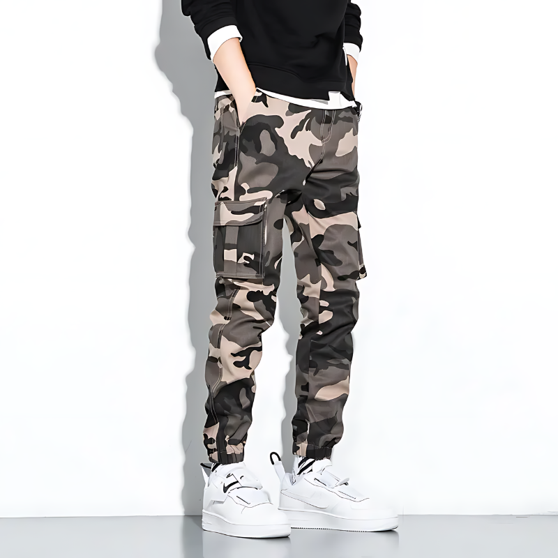 Paul | Camo Cargo Hose Herren in stilvoller Ausführung