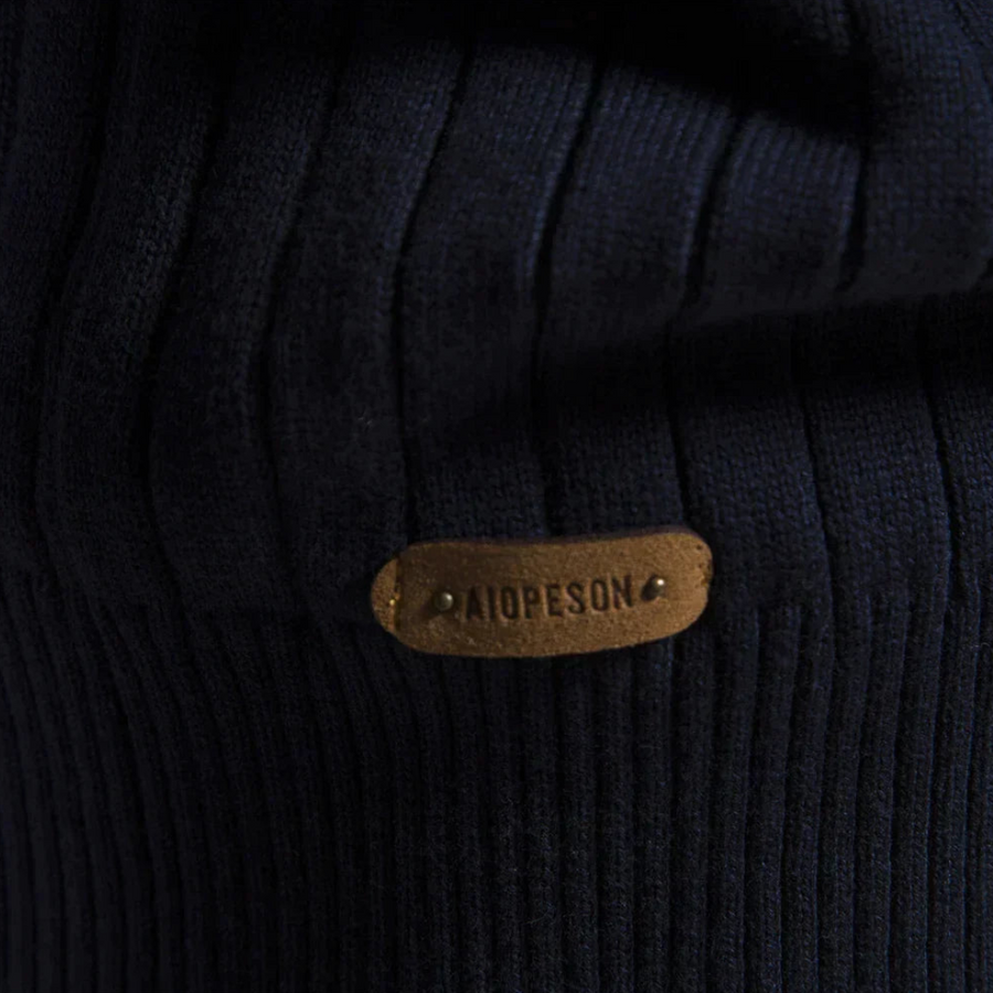 Erik | Herren Frühling Viertelzip Langarm Pullover