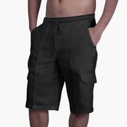 Herren Cargo Shorts mit Kordelzug und Taschen für den Sommer