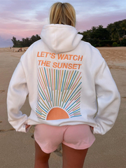 Ophelia – Weicher Hoodie für Damen inspiriert vom Sonnenuntergang