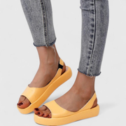 Elsa | Damen Plattform Slingback Sandalen