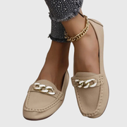Regine | Damen Kettendetail Slip-On Loafer