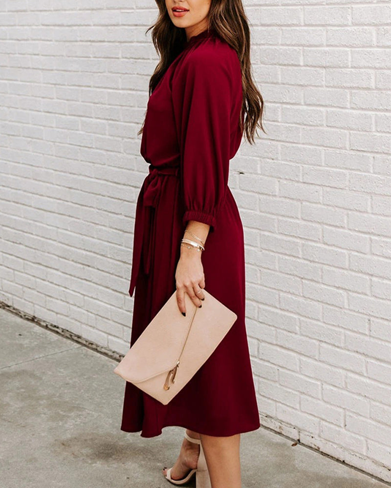 Elegantes Halbärmeliges Cocktailkleid für Frauen