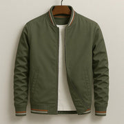 Maverick™ - Stilvolle Gestreifte Bomberjacke