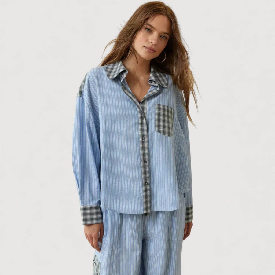 Emilia | Komfortables Pyjama-Set Damen stilvoll getragen
