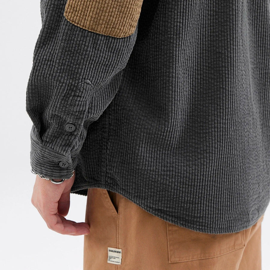 Karl | Herren Redwood Corduroy Hemd mit feiner Linienführung