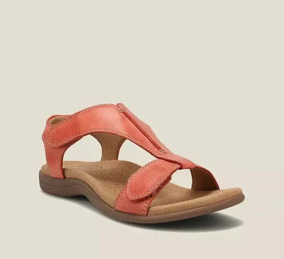 Damen Sandalen aus Veganem Leder mit verstellbaren Riemen