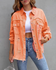 Heidi-Mode | Damenbluse aus Denim