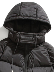 Unisex Winter-Daunenjacke | Mit Kapuze