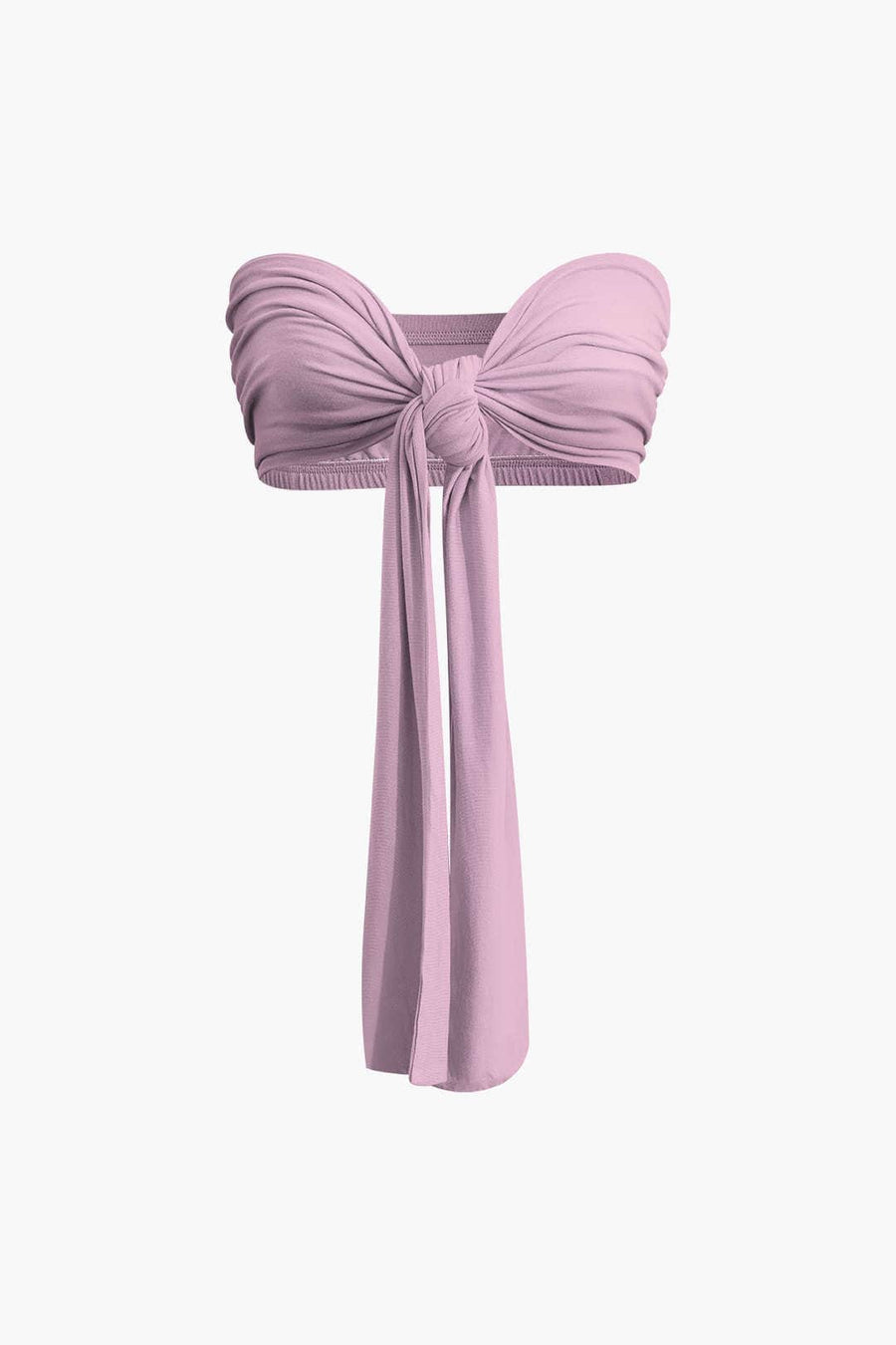 Lara | Elegantes Zweiteiler-Set mit Schleifen-Bandeau & Weitbein-Hose